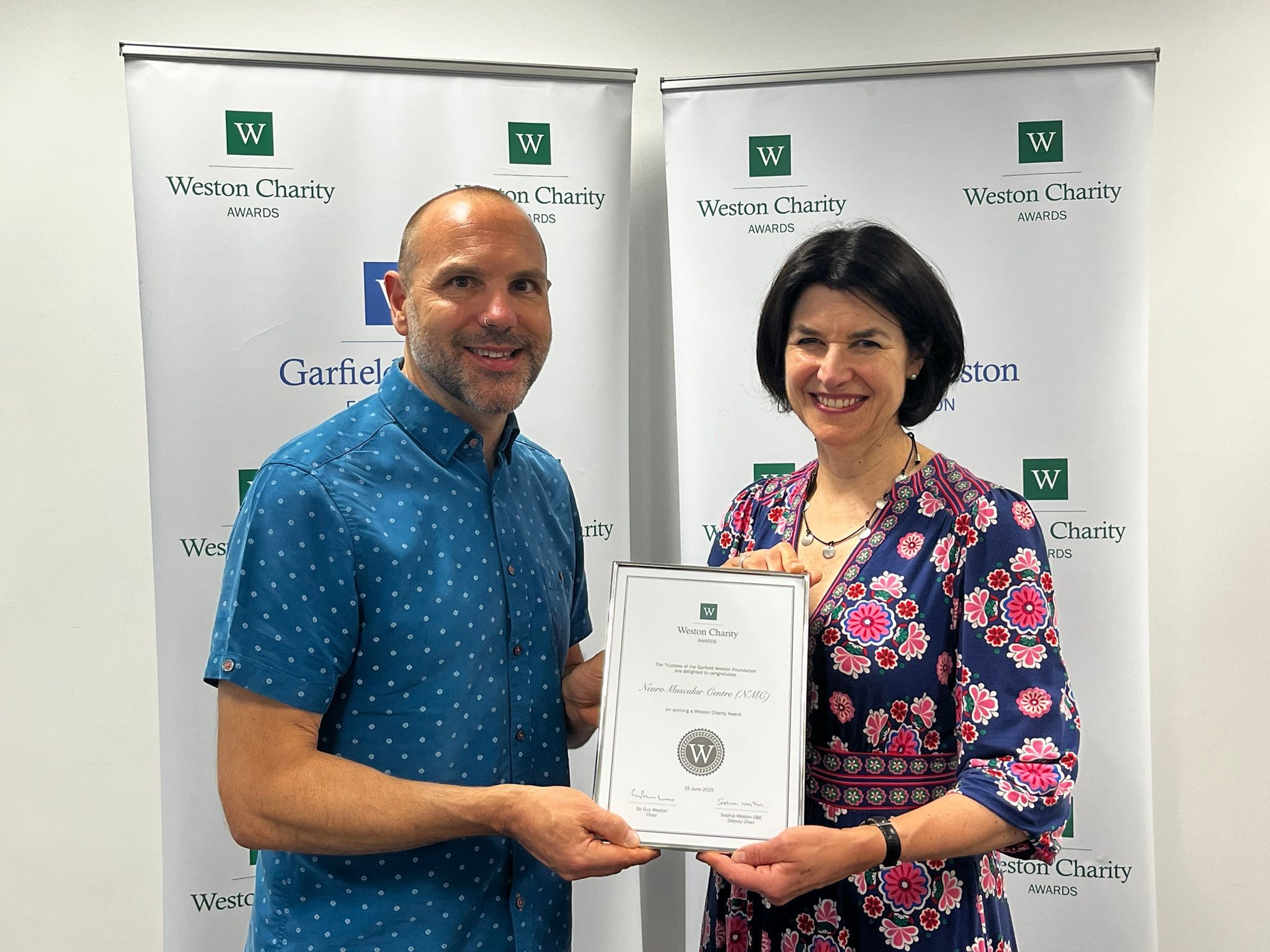 NMC wins Weston Charity award