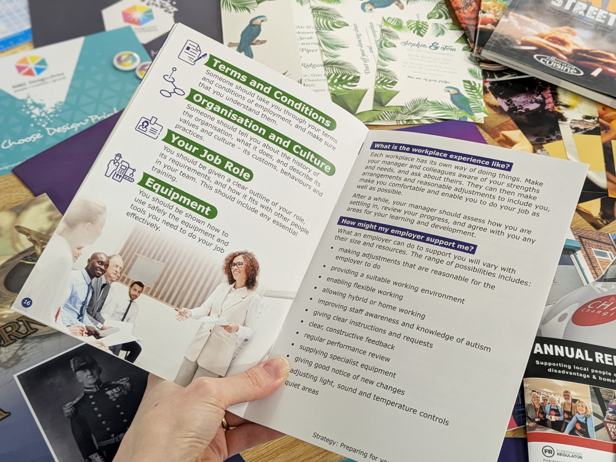 Design for Print Open Book