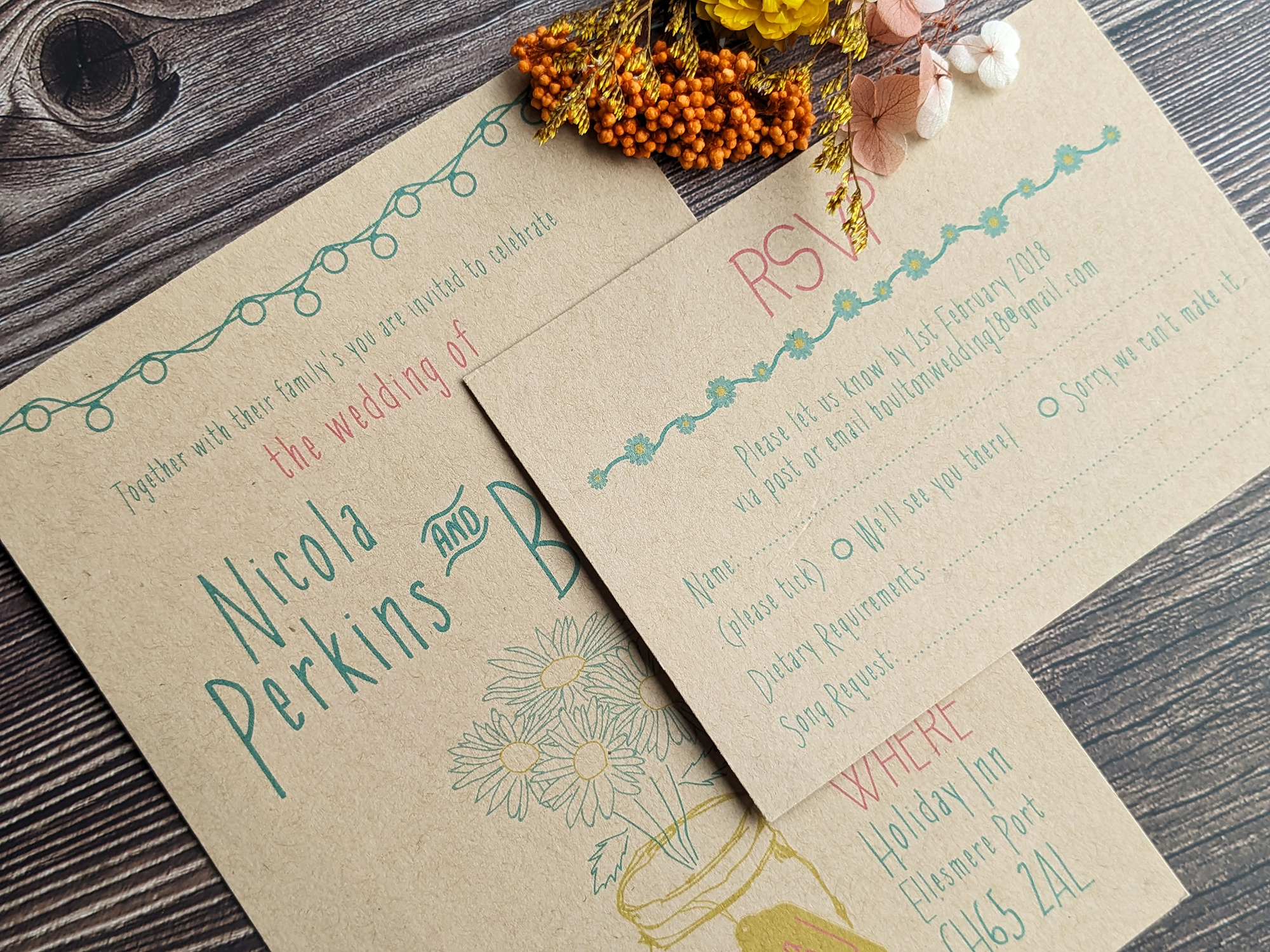 Design for Print, Wedding Stationery