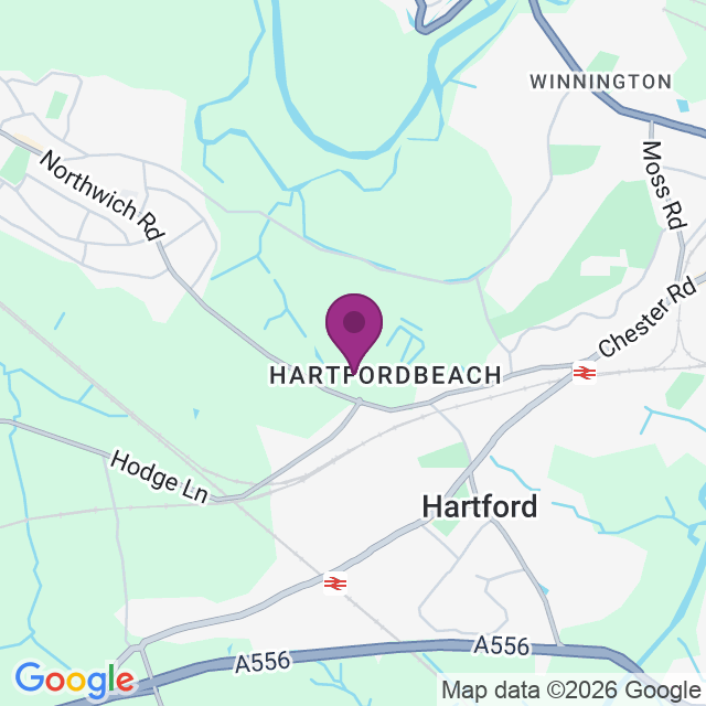 Map showing The Grange Junior school, Beechwood Avenue, Hartford, CW8 3AU,